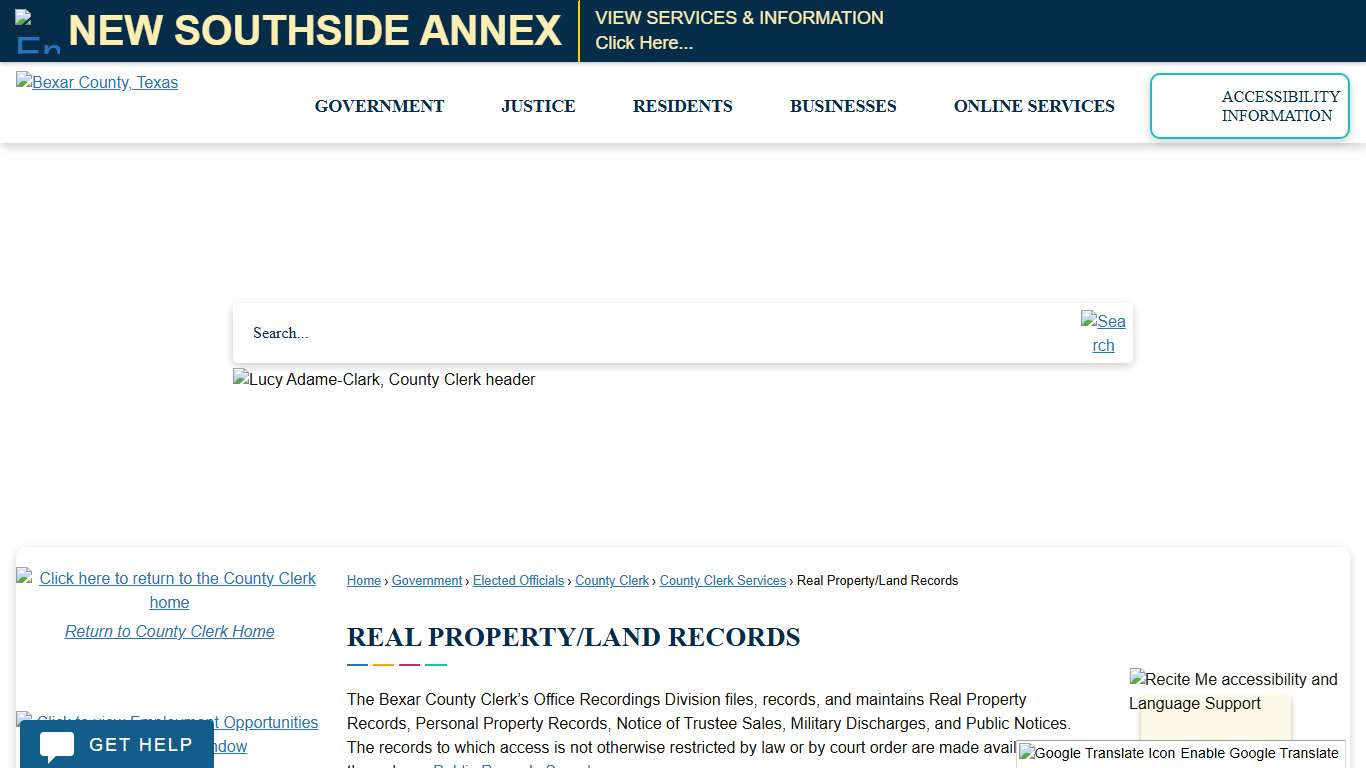 Real Property/Land Records | Bexar County, TX - Official Website