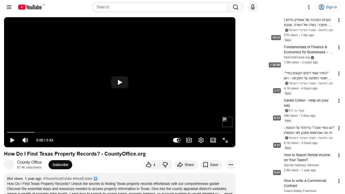 How Do I Find Texas Property Records? - CountyOffice.org - YouTube